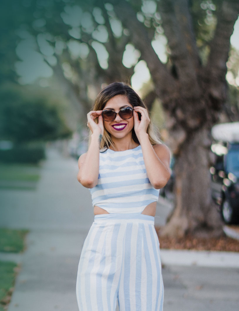 woman wearing white crop top