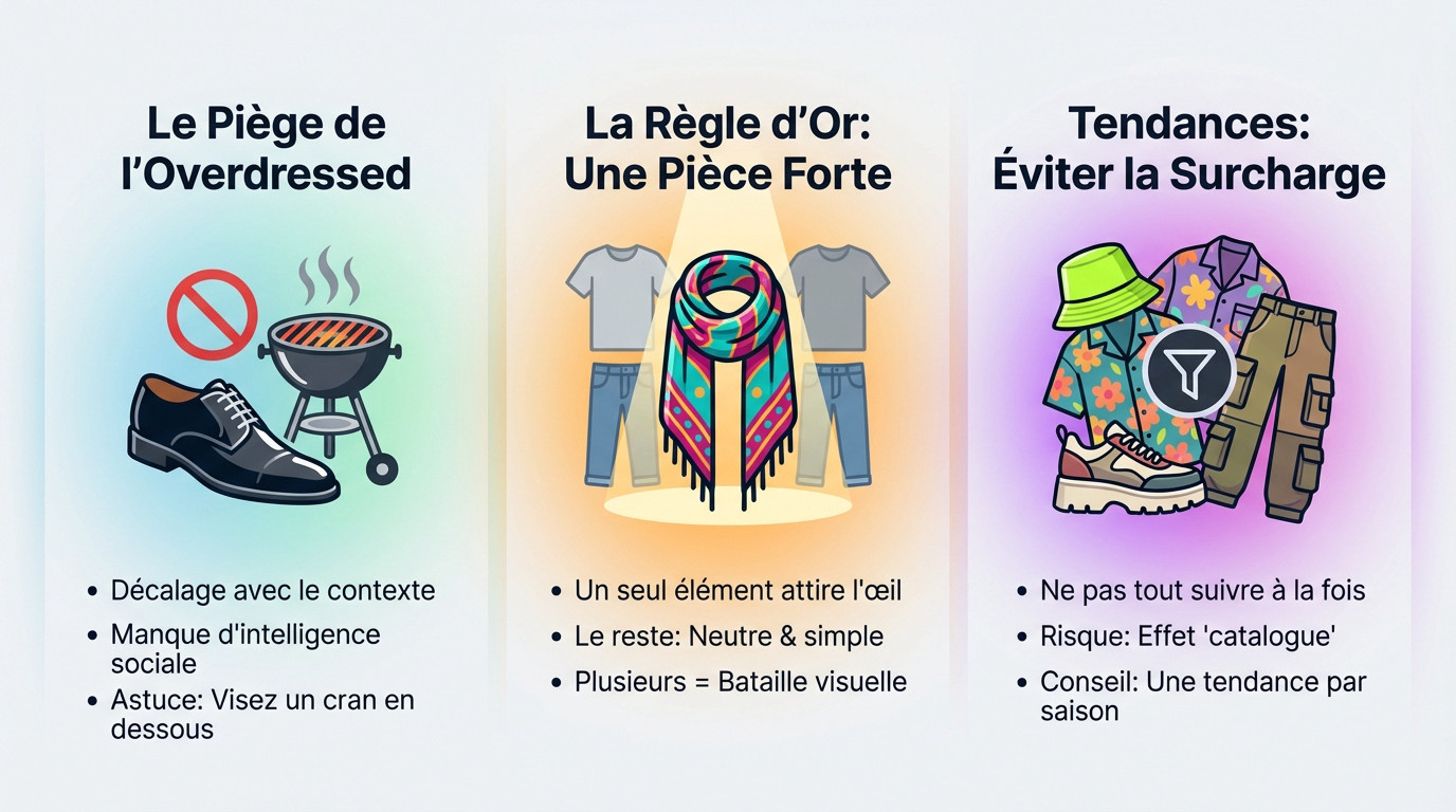 Femme élégante illustrant la règle d'une seule pièce forte pour un style impeccable