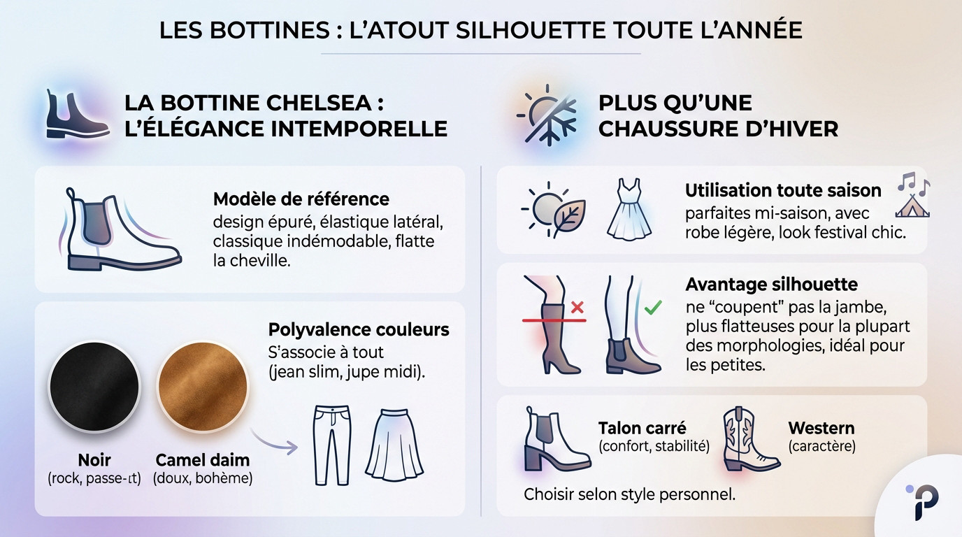 Femme portant des bottines Chelsea camel en daim, look décontracté et élégant